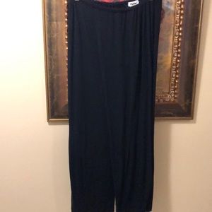 Parmi made in France comfy cropped high waist boho pants, elastic waist